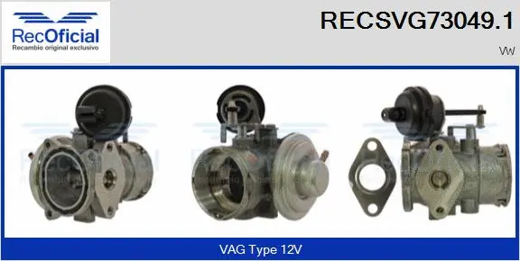 EGR Valve (RECSVG73049.1)