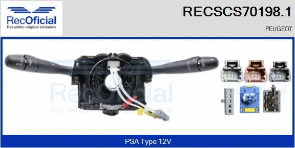 Steering Column Switch (RECSCS70198.1)