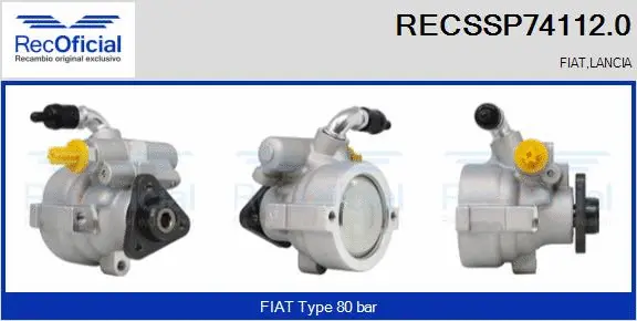 Hydraulic Pump, steering (RECSSP74112.0)