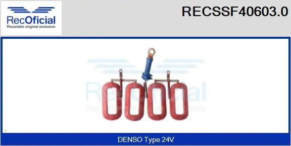 Field Winding, starter (RECSSF40603.0)