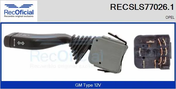 Steering Column Switch (RECSLS77026.1)