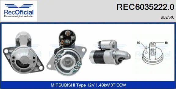 Starter (REC6035222.0)