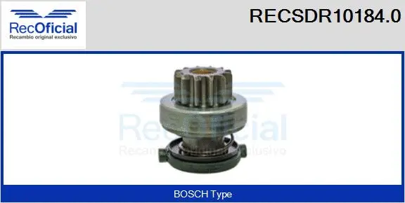 Pinion, starter (RECSDR10184.0)