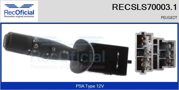 Steering Column Switch (RECSLS70003.1)