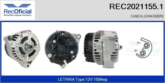 Alternator (REC2021155.1)