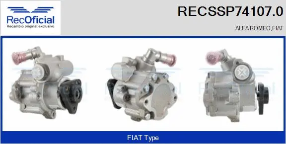 Hydraulic Pump, steering (RECSSP74107.0)