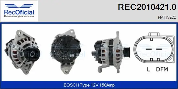 Alternator (REC2010421.0)
