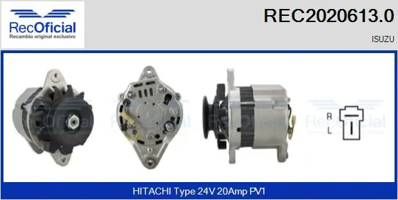 Alternator (REC2020613.0)