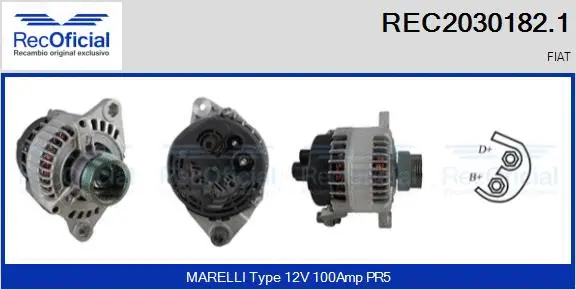 Alternator (REC2030182.1)