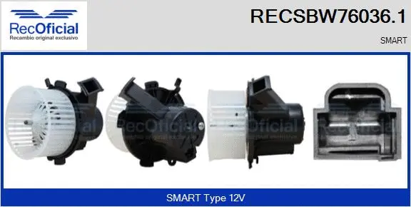 Interior Blower (RECSBW76036.1)