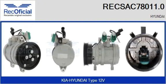Compressor, air conditioning (RECSAC78011.0)