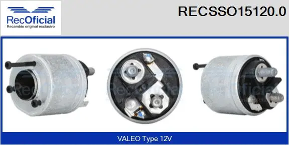 Solenoid Switch, starter (RECSSO15120.0)