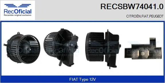 Interior Blower (RECSBW74041.0)