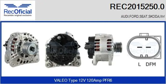 Alternator (REC2015250.0)