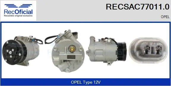 Compressor, air conditioning (RECSAC77011.0)