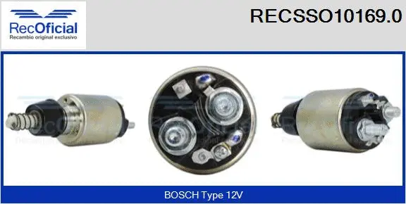 Solenoid Switch, starter (RECSSO10169.0)