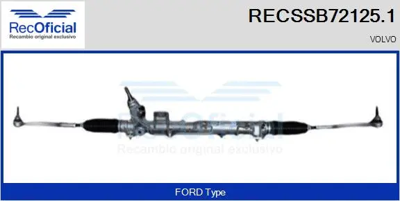 Steering Gear (RECSSB72125.1)