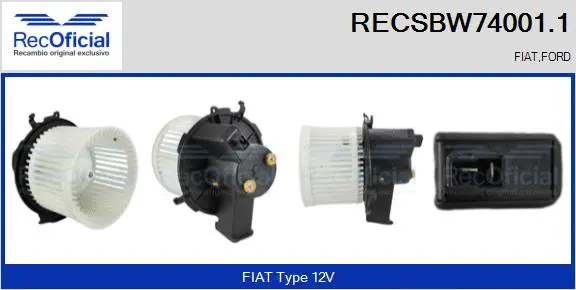 Interior Blower (RECSBW74001.1)