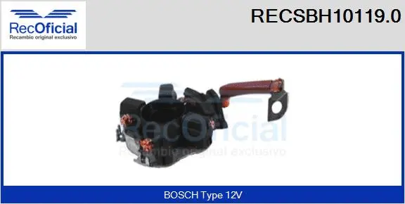 Holder, carbon brushes (RECSBH10119.0)