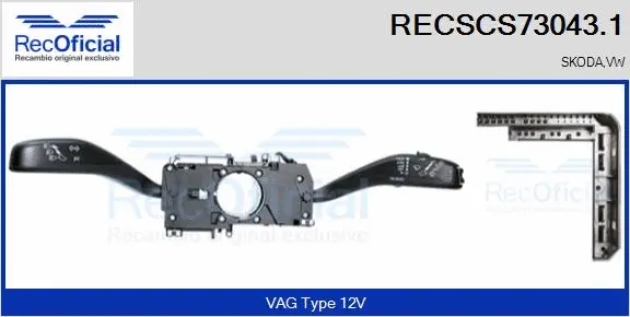 Steering Column Switch (RECSCS73043.1)