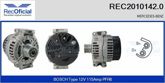 Alternator (REC2010142.0)
