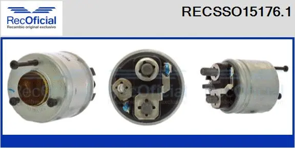 Solenoid Switch, starter (RECSSO15176.1)