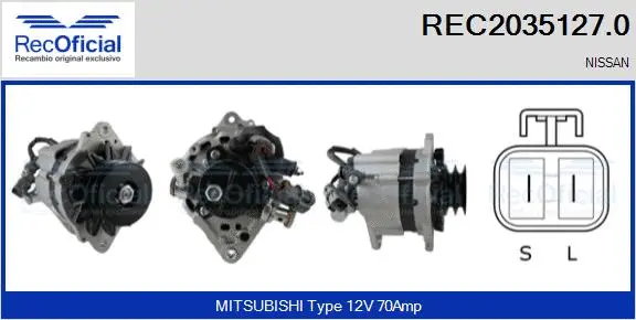 Alternator (REC2035127.0)