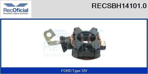 Holder, carbon brushes (RECSBH14101.0)