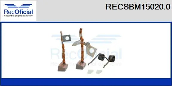 Carbon Brush, starter (RECSBM15020.0)