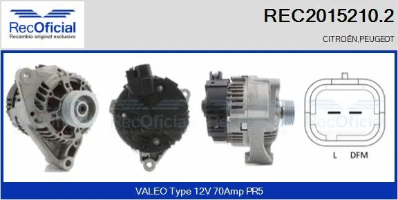 Alternator (REC2015210.2)