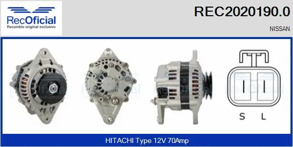Alternator (REC2020190.0)