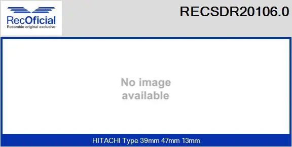 Pinion, starter (RECSDR20106.0)