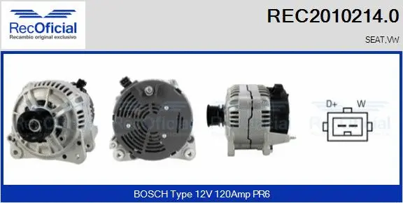 Alternator (REC2010214.0)