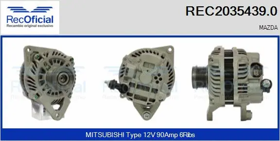Alternator (REC2035439.0)