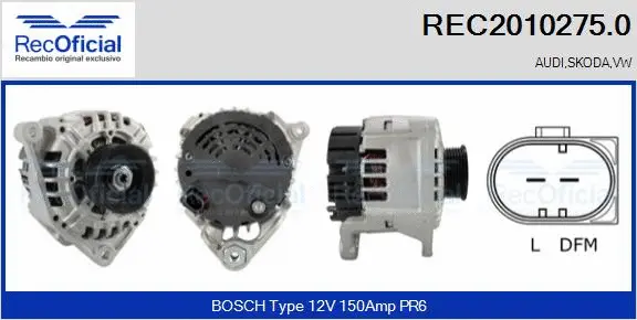 Alternator (REC2010275.0)