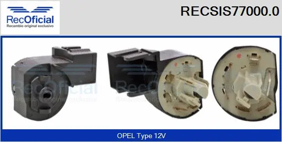 Ignition Switch (RECSIS77000.0)