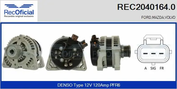 Alternator (REC2040164.0)