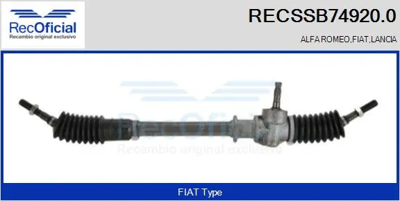 Steering Gear (RECSSB74920.0)