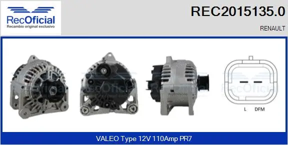 Alternator (REC2015135.0)