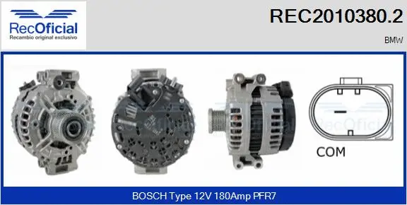 Alternator (REC2010380.2)