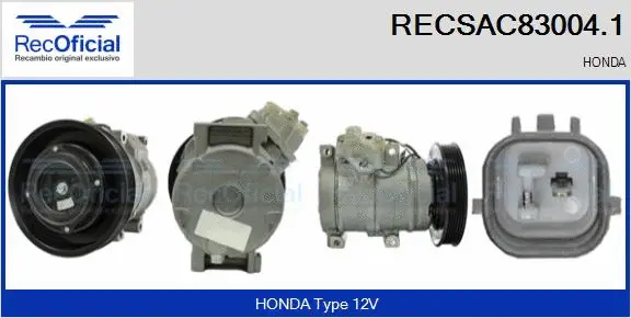 Compressor, air conditioning (RECSAC83004.1)