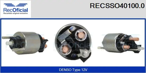 Solenoid Switch, starter (RECSSO40100.0)