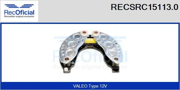 Rectifier, alternator (RECSRC15113.0)