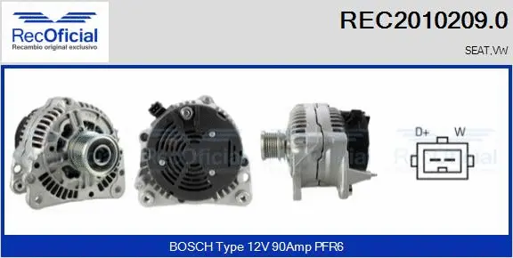 Alternator (REC2010209.0)