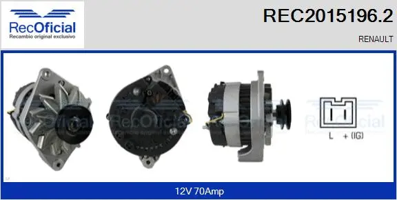 Alternator (REC2015196.2)