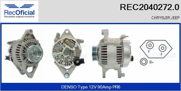 Alternator (REC2040272.0)