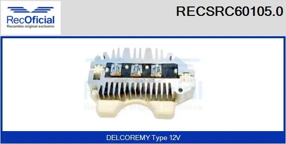 Rectifier, alternator (RECSRC60105.0)