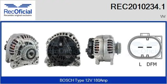 Alternator (REC2010234.1)