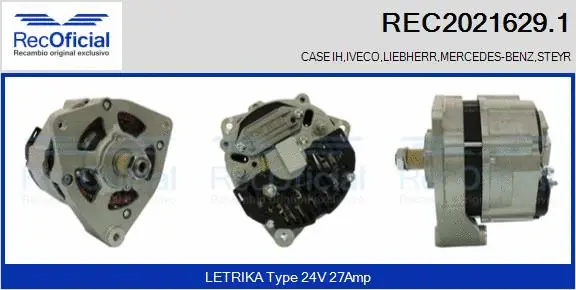 Alternator (REC2021629.1)