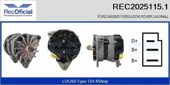 Alternator (REC2025115.1)
